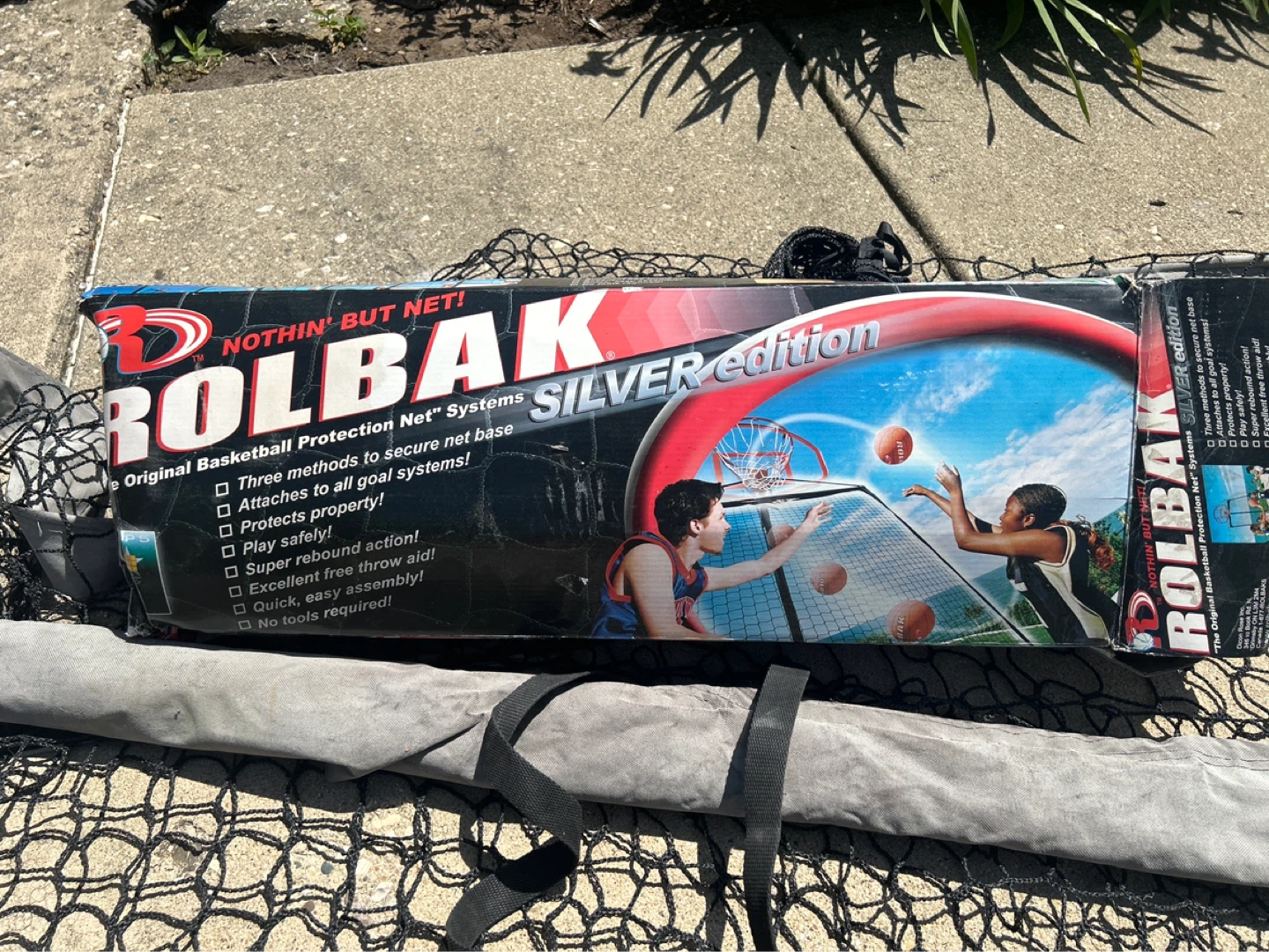 ROLBAK "Nothin' But Net" Basketball Protection Net System - photo 2