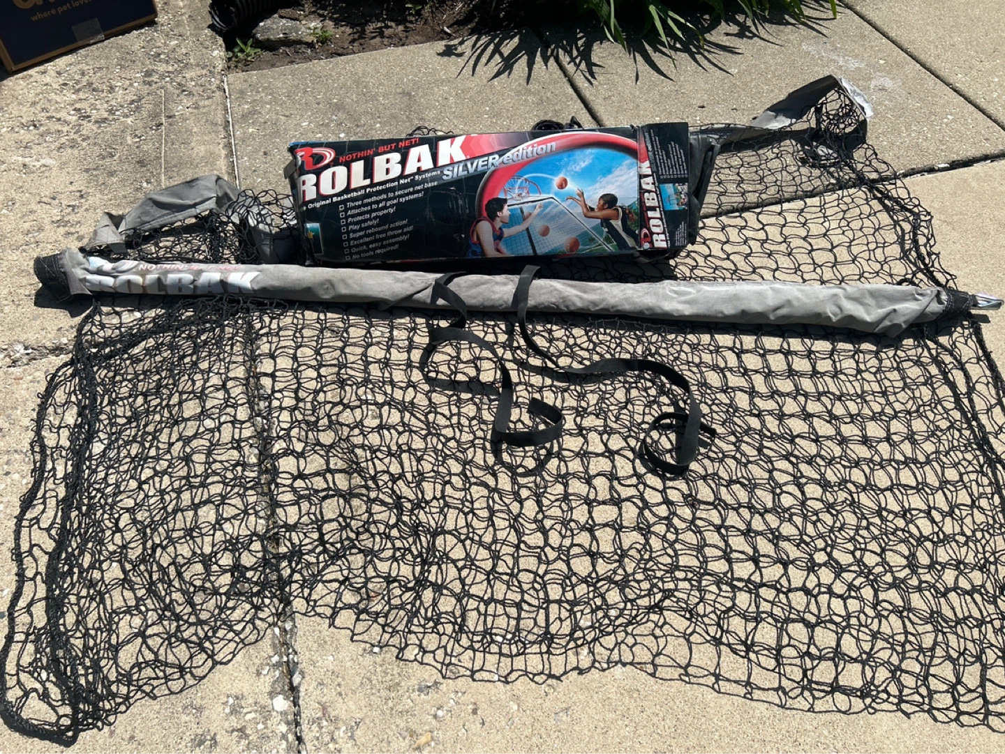 ROLBAK "Nothin' But Net" Basketball Protection Net System