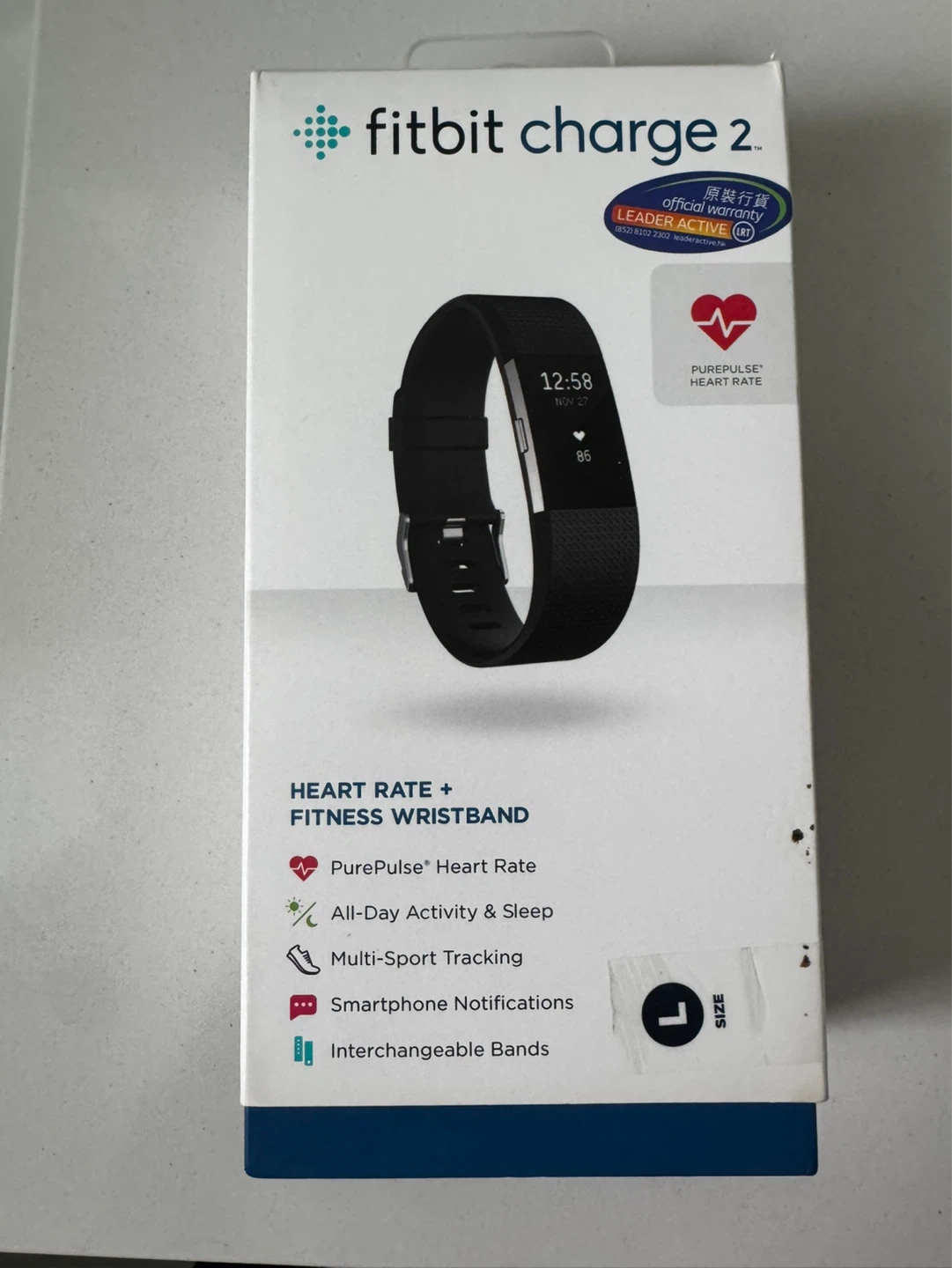 (Brand new) Fitbit Charge 2 Heart Rate + Fitness Wristband
