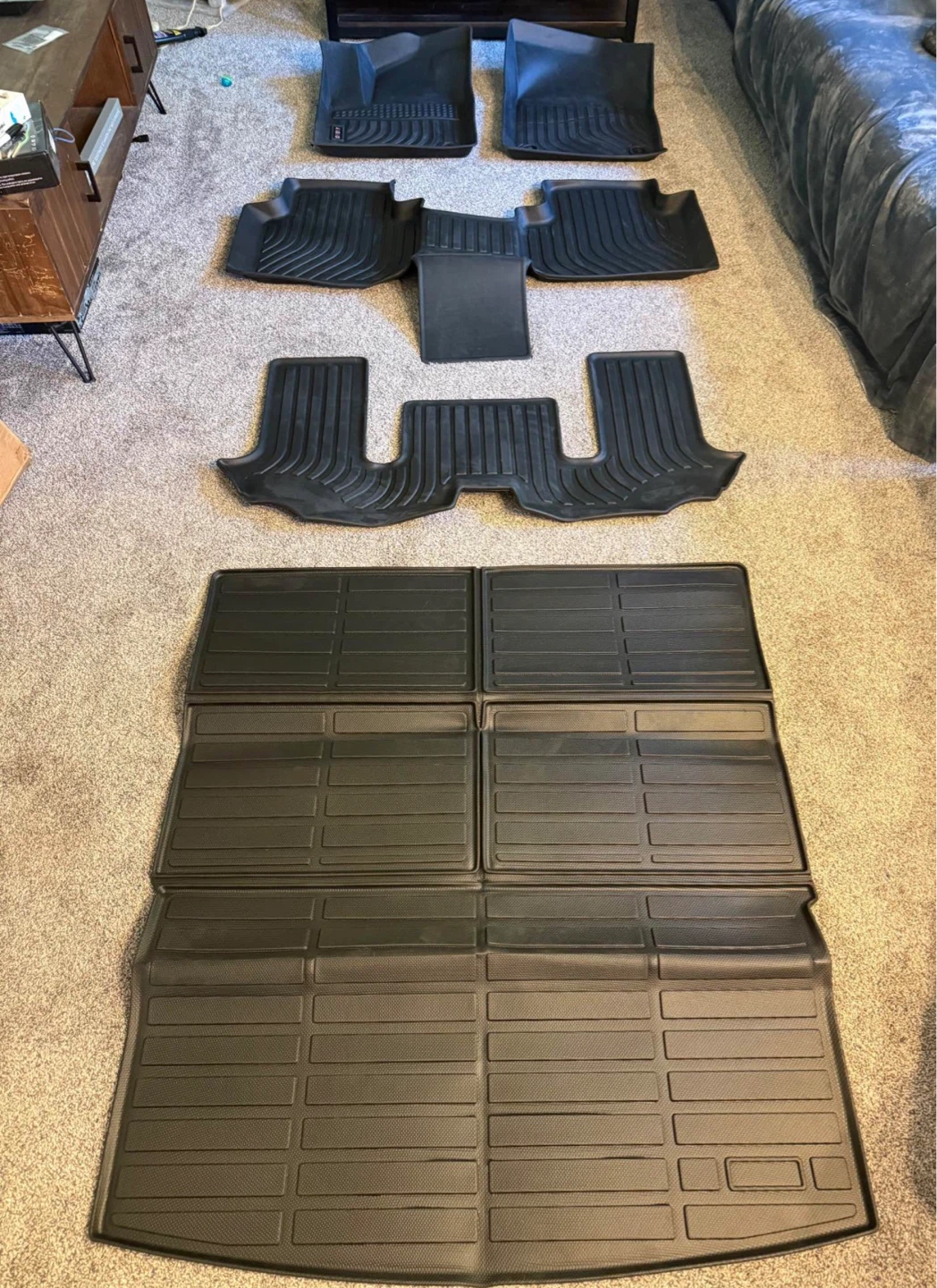 New Volkswagen Atlas 6 Passenger All Weather Floor Liners 18-26