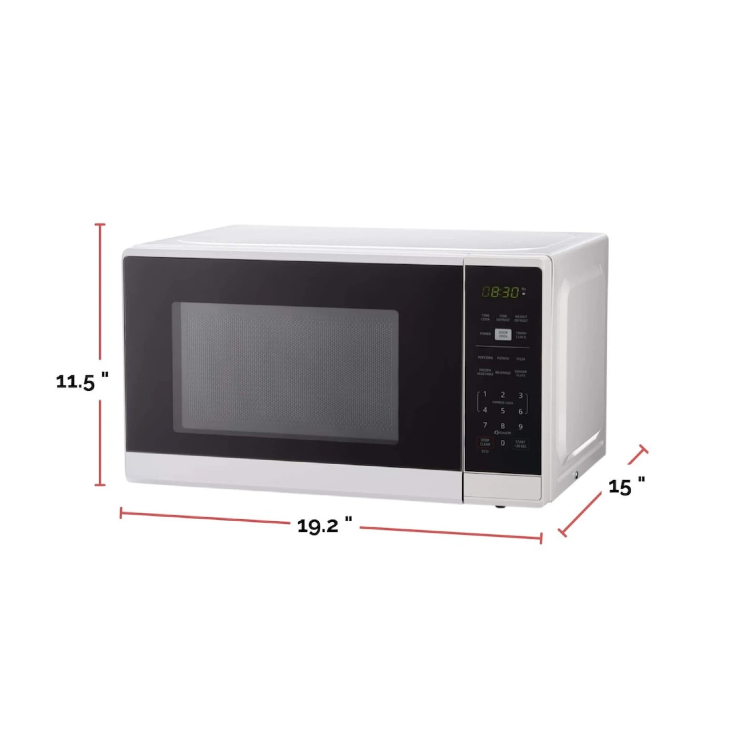 MASTER Chef Countertop Microwave, 700 W, White