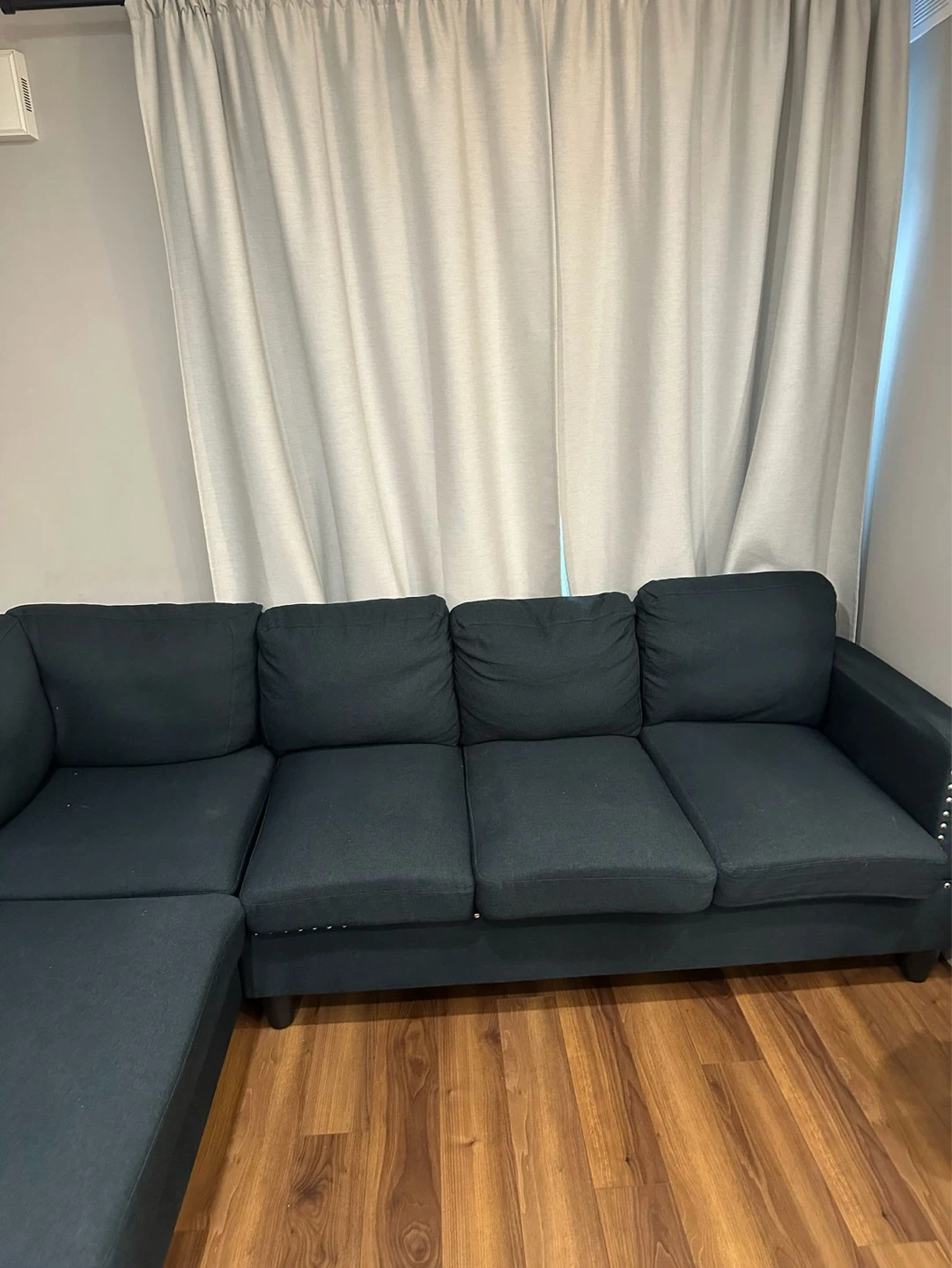 Dark Grey Sectional Sofa - photo 2