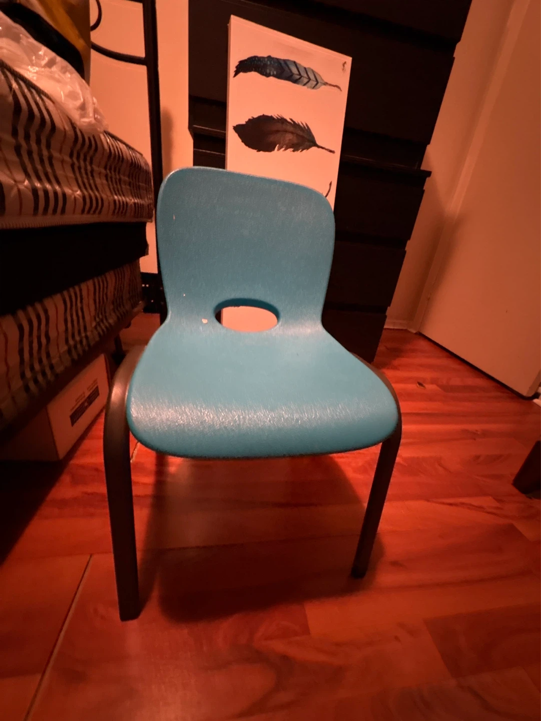 Teal Blue Kids Chair