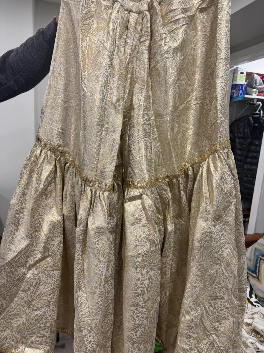 Pearl white Shara 4 piece dress size large - photo 5