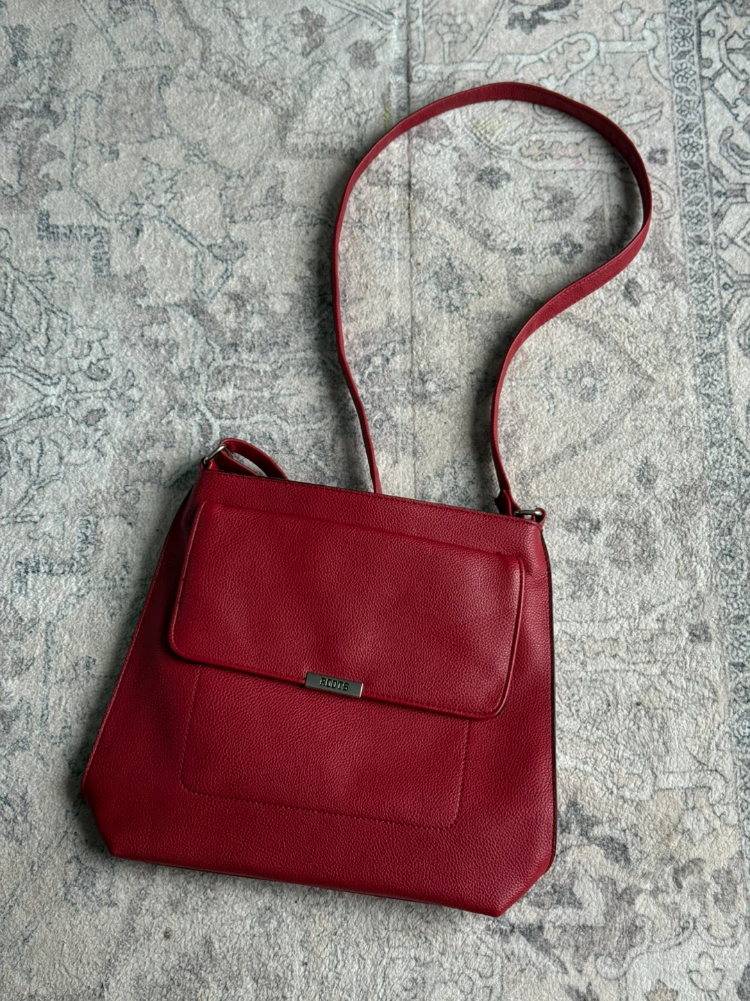 Roots Red Crossbody Purse