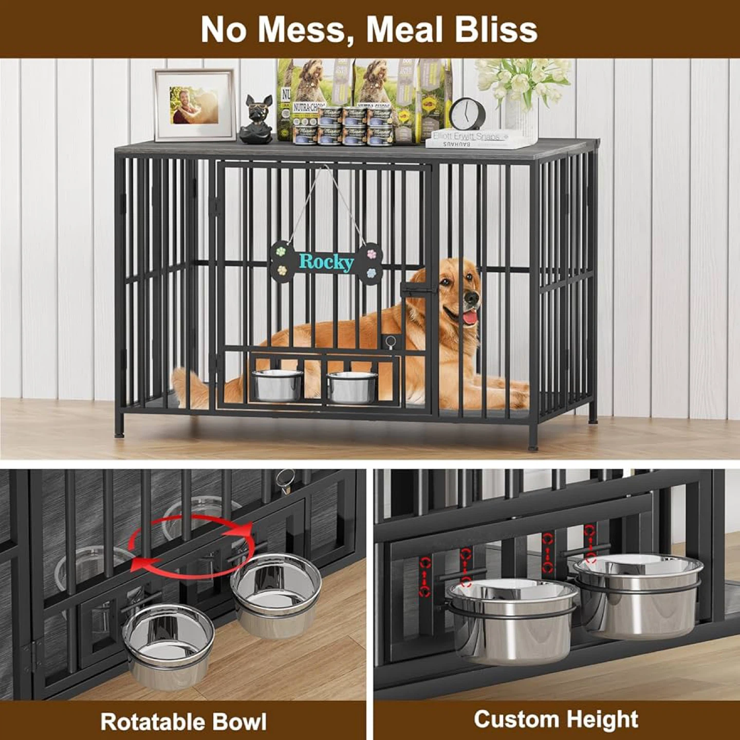 Easycom 43" Dog Crate - Dark Grey - BNIB - photo 3