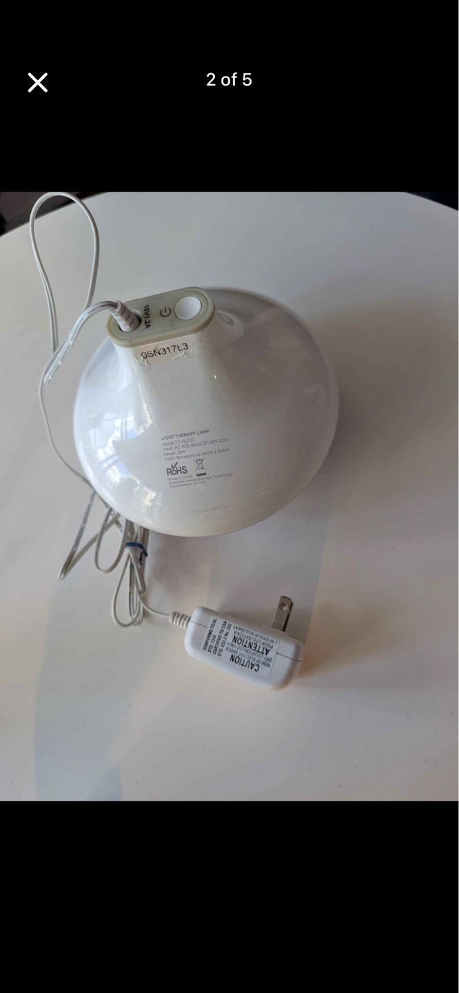 White Light Therapy Lamp - photo 4