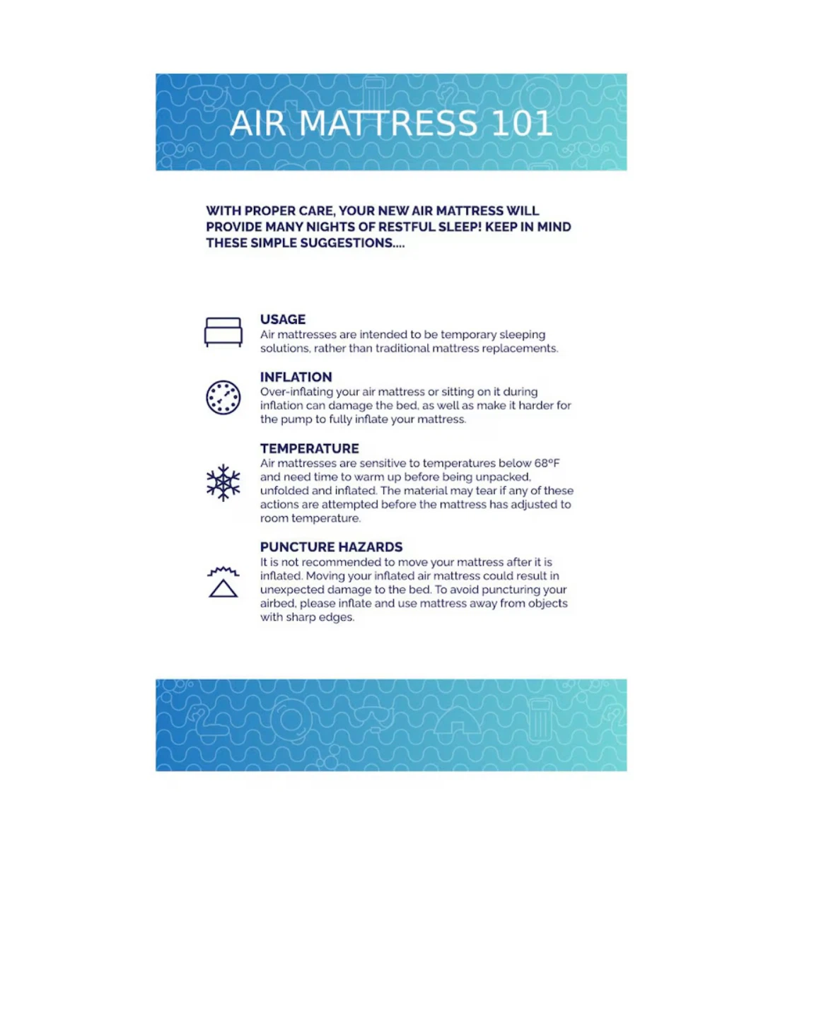Woods Queen air mattress