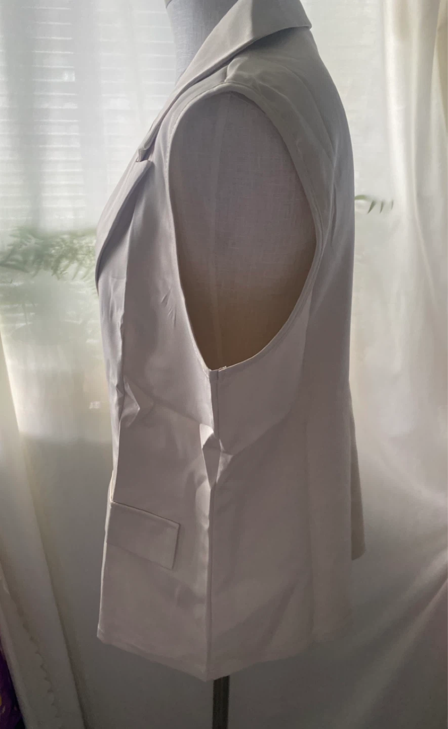 Sleeveless Blazer Vest -Large-XL - photo 5