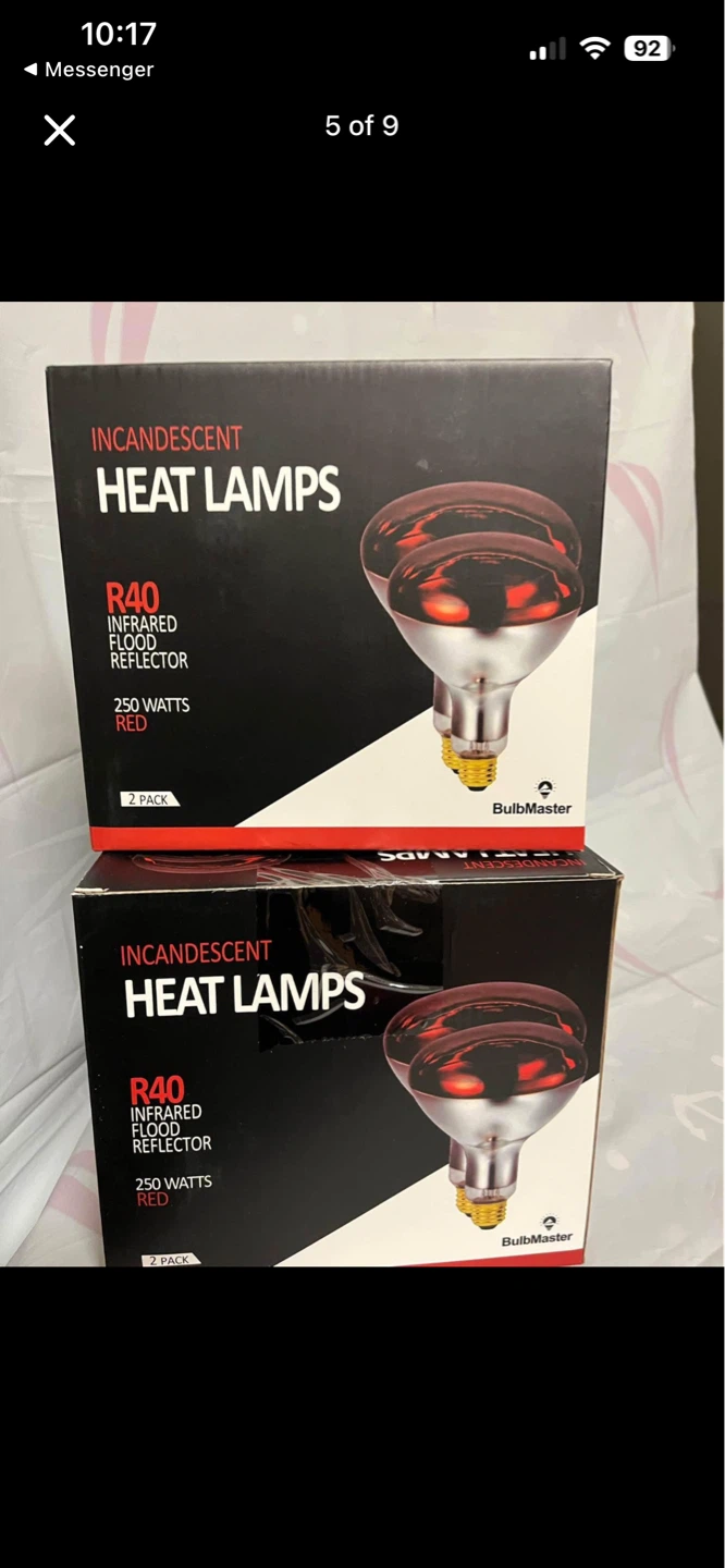 *Brand New *2 pcs Infrared Heat Lamps Bulbs - photo 5