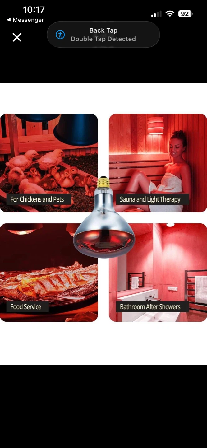 *Brand New *2 pcs Infrared Heat Lamps Bulbs - photo 4