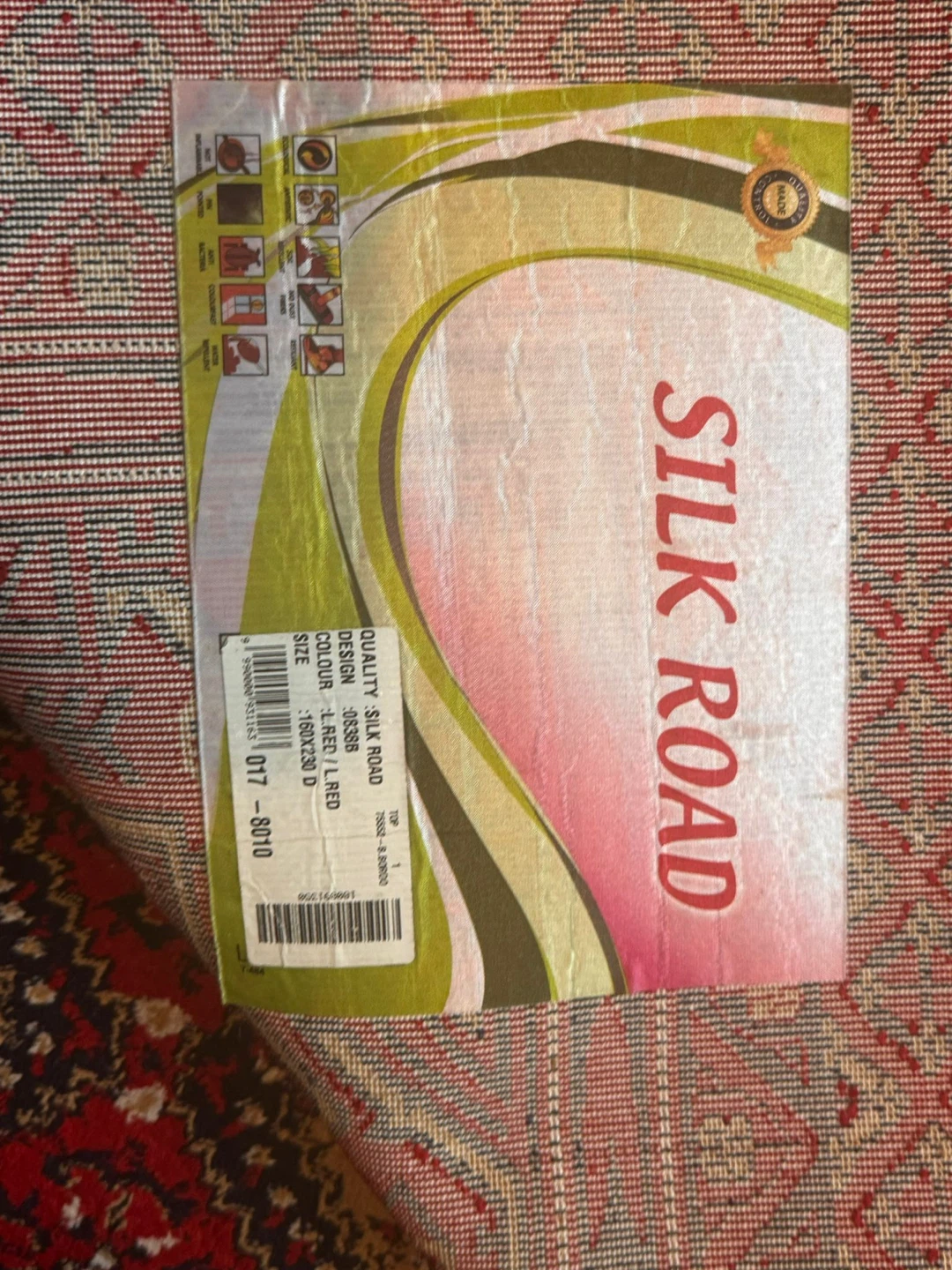 Quality Silk Road Area Rug - Red - photo 3