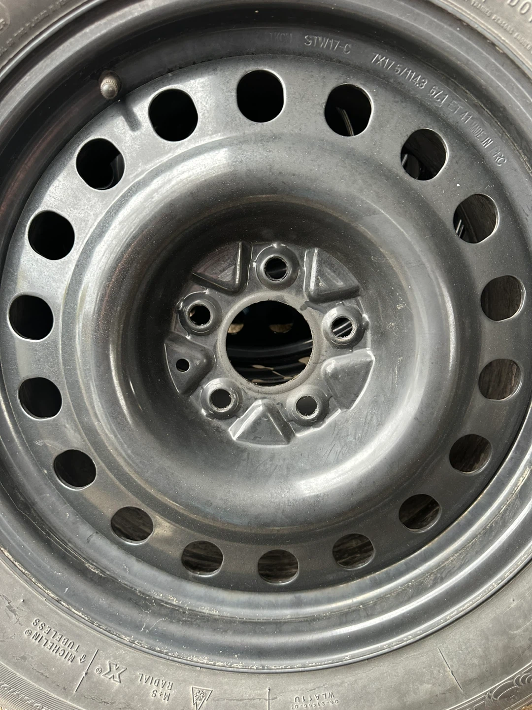 Michelin winter tires and rims