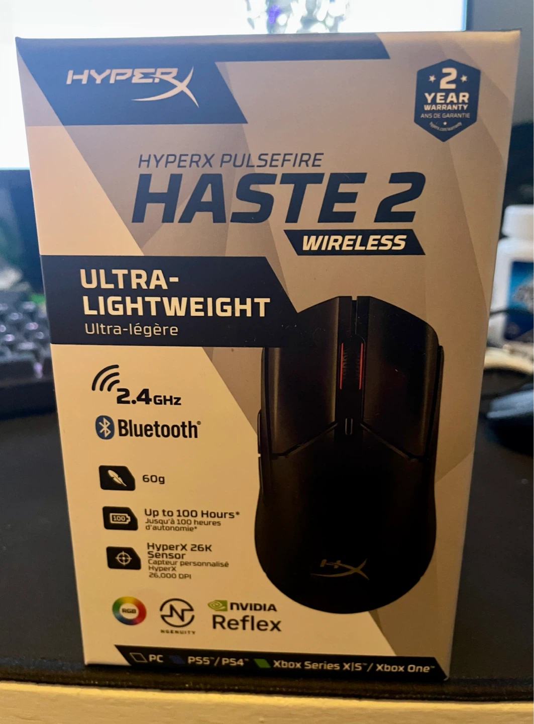 BRAND NEW HyperX Pulsefire Haste 2 Wireless Gaming Mouse