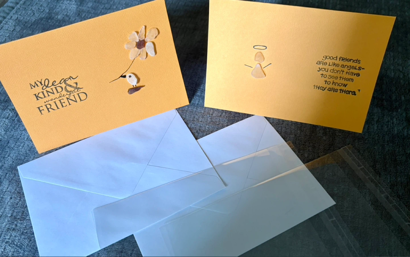 $10- 2pk SeaGlass Friendship Cards