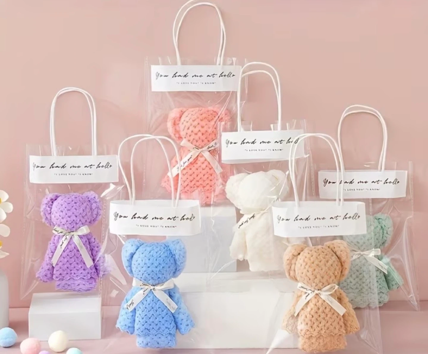Mini Teddy Bear Gift Bags