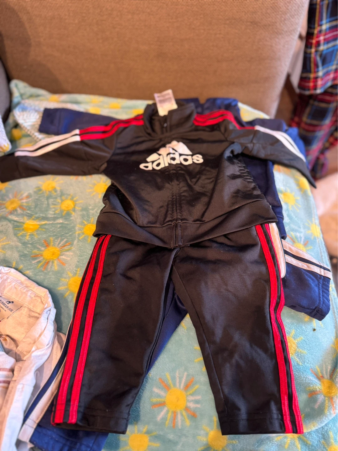 Adidas Tracksuit Set - Black & Navy