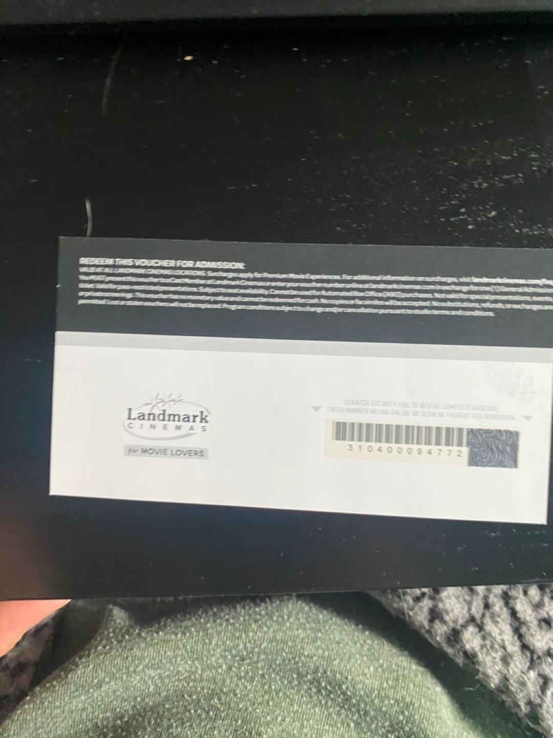 Landmark Cinemas Admit One Movie Vouchers - 3 Pack - photo 3