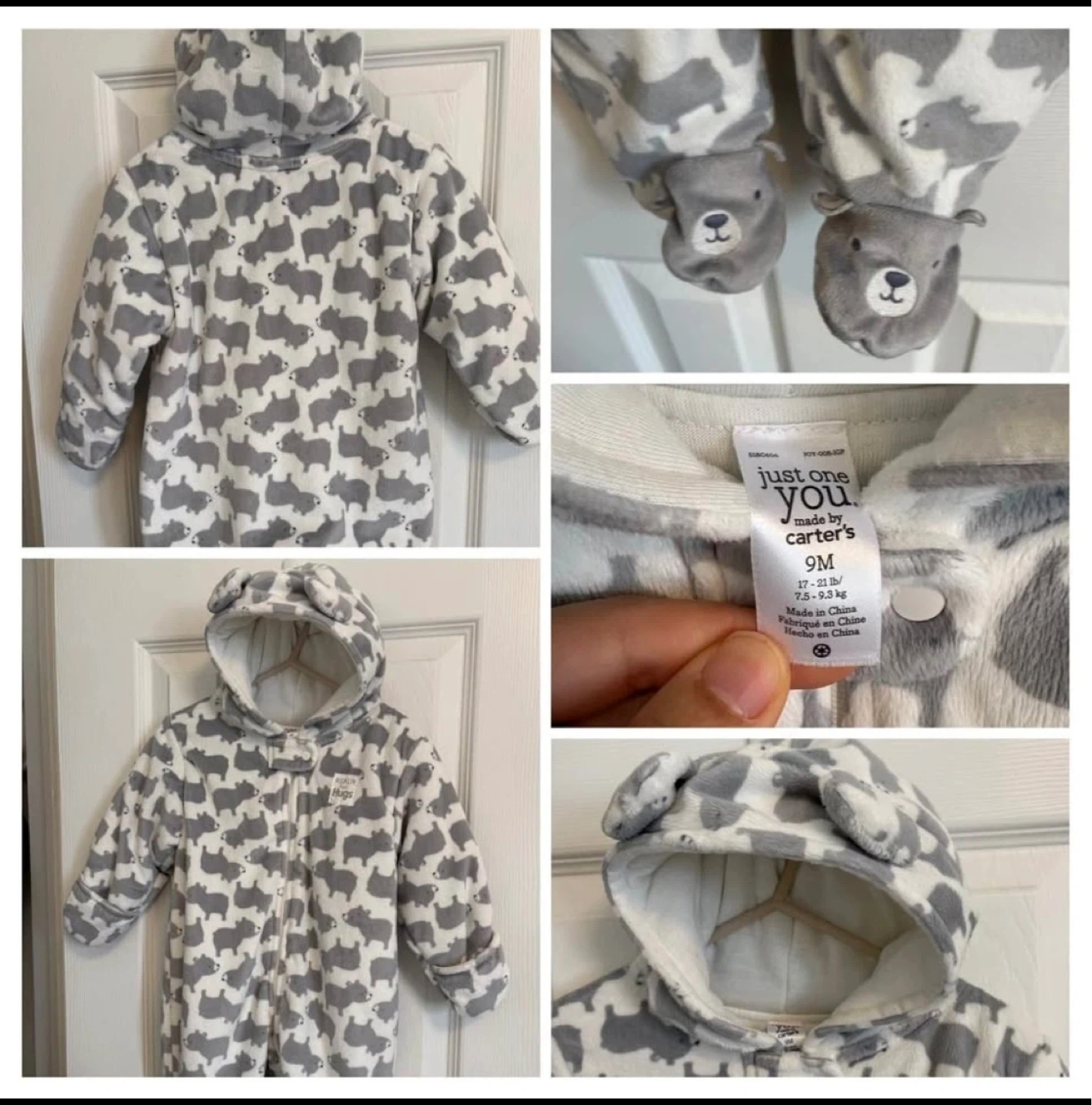 6-12M Baby Bundle (30 + 6pcs) - H&M, BabyGap, Carter’s & more - photo 4