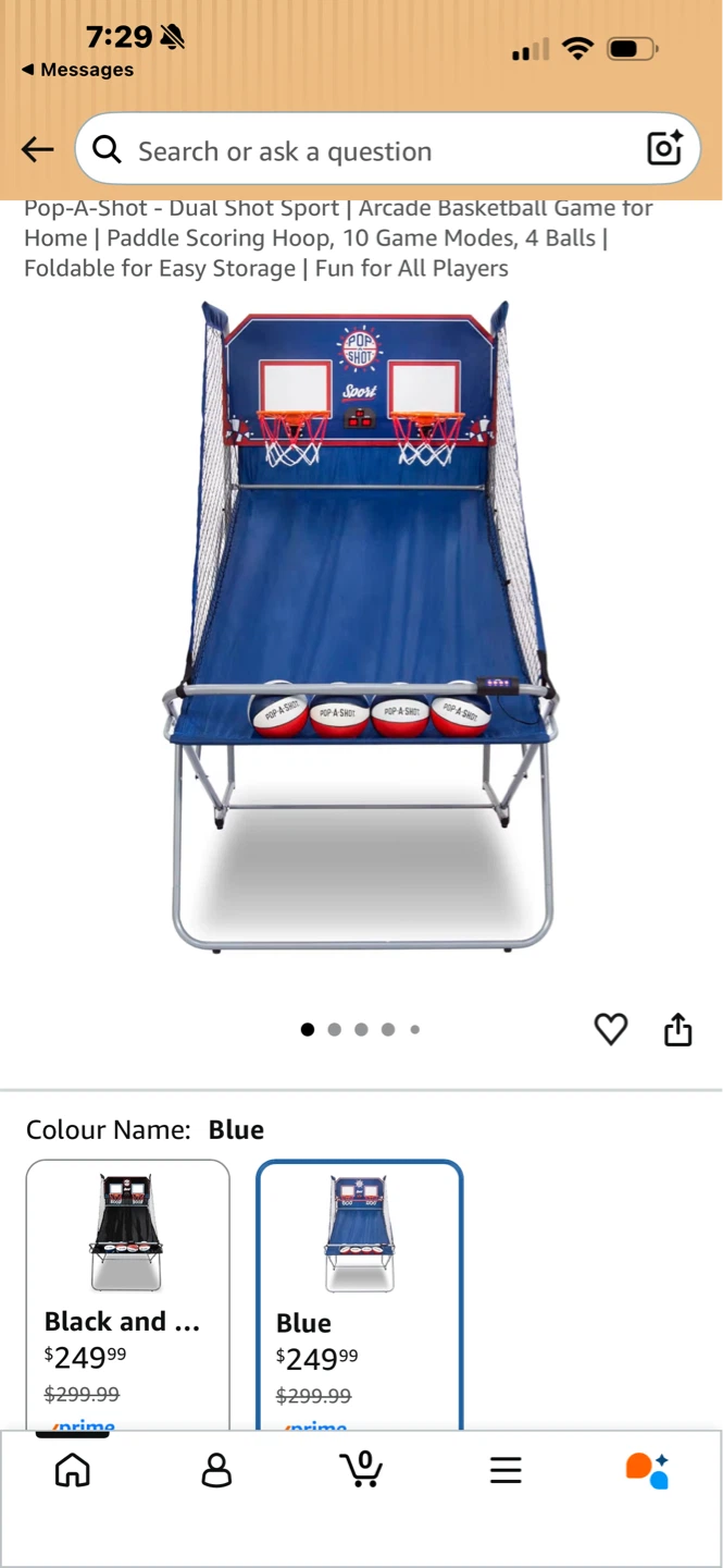Pop-A-Shot Dual Shot Sport Basketball Game
