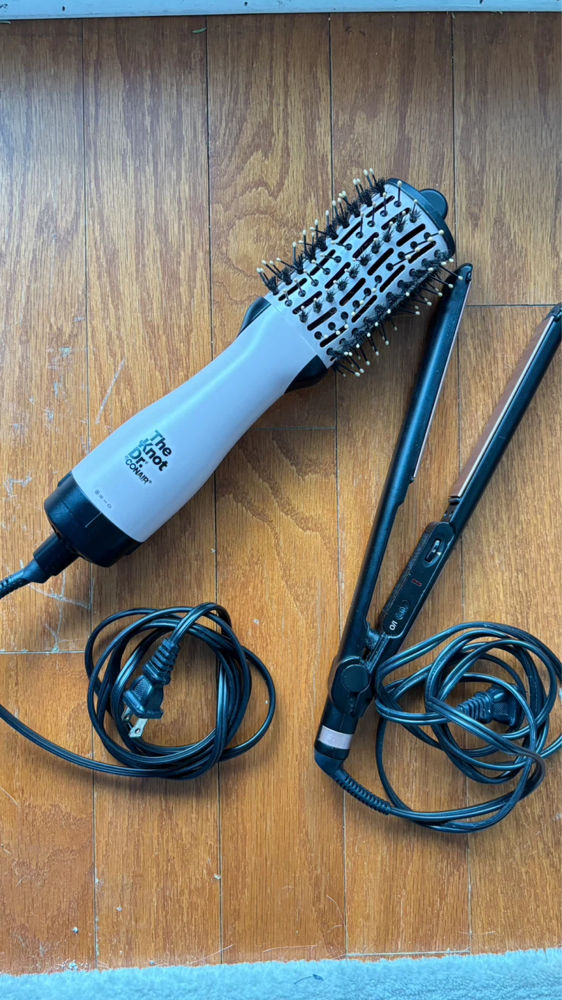 Conair the knot and InfinitiPRO Styling Iron