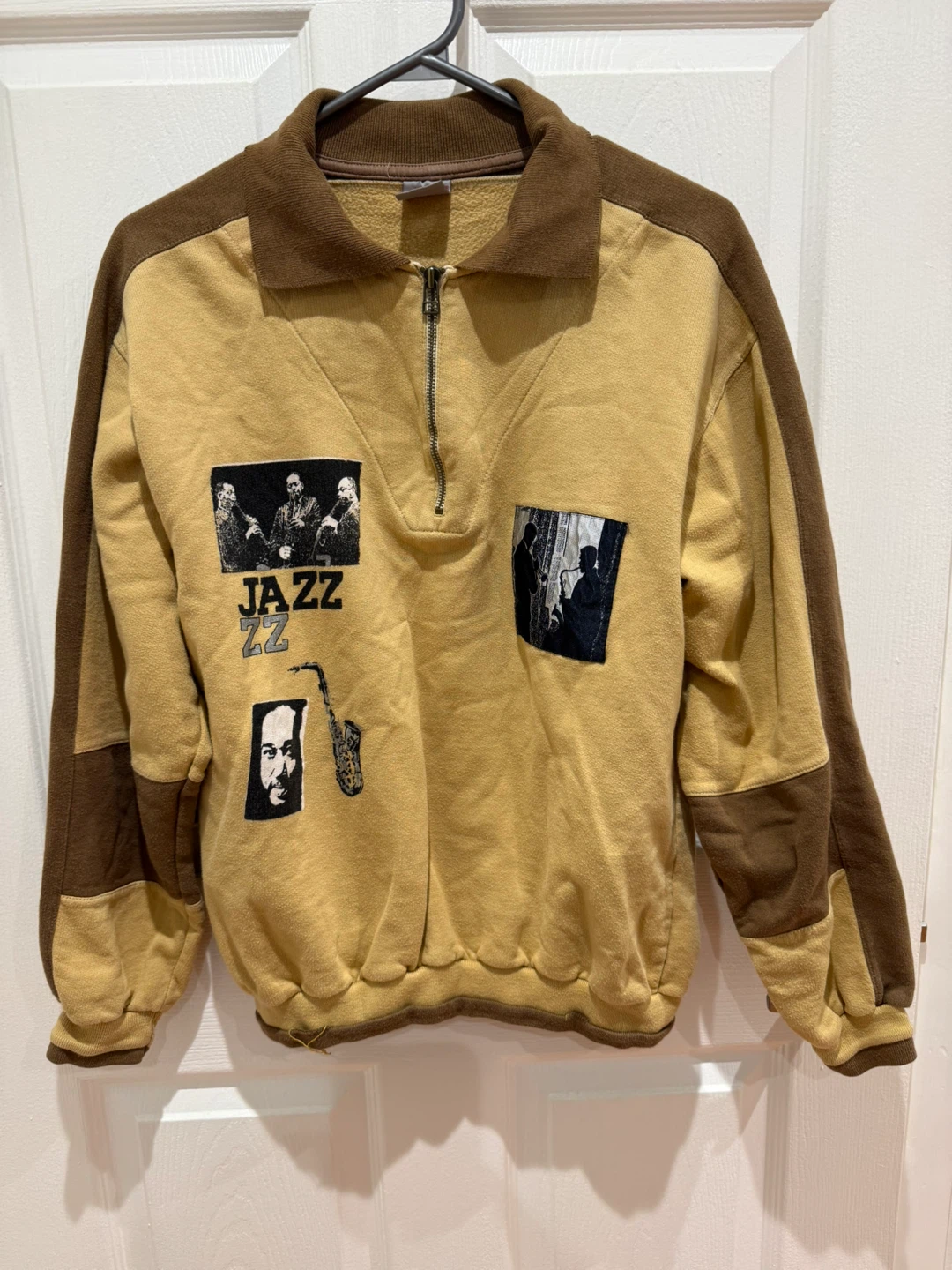 Jazz Print Pullover - Size M