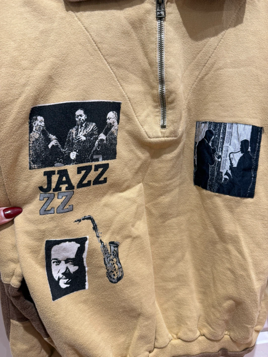 Jazz Print Pullover - Size M - photo 2