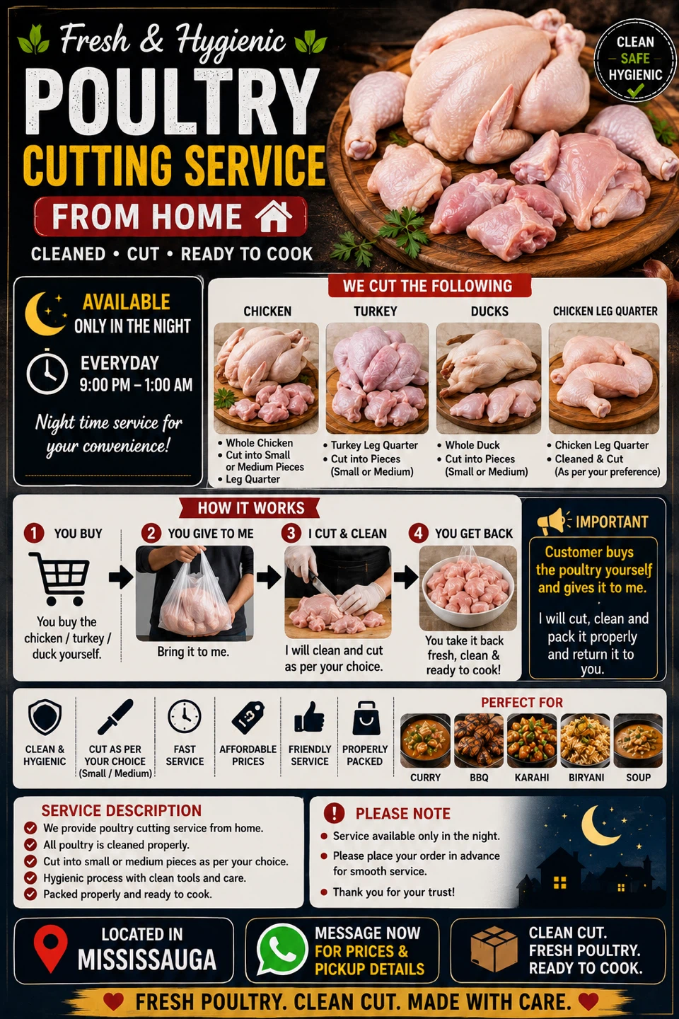 Fresh Whole Chicken Cutting Service - photo 2