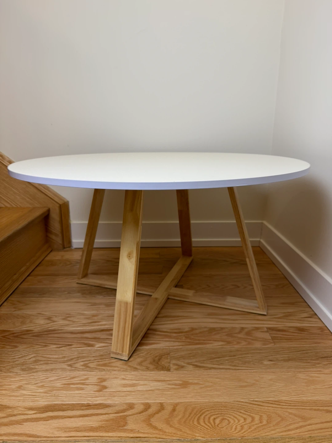 Scandinavian Style Large Round Coffee Table