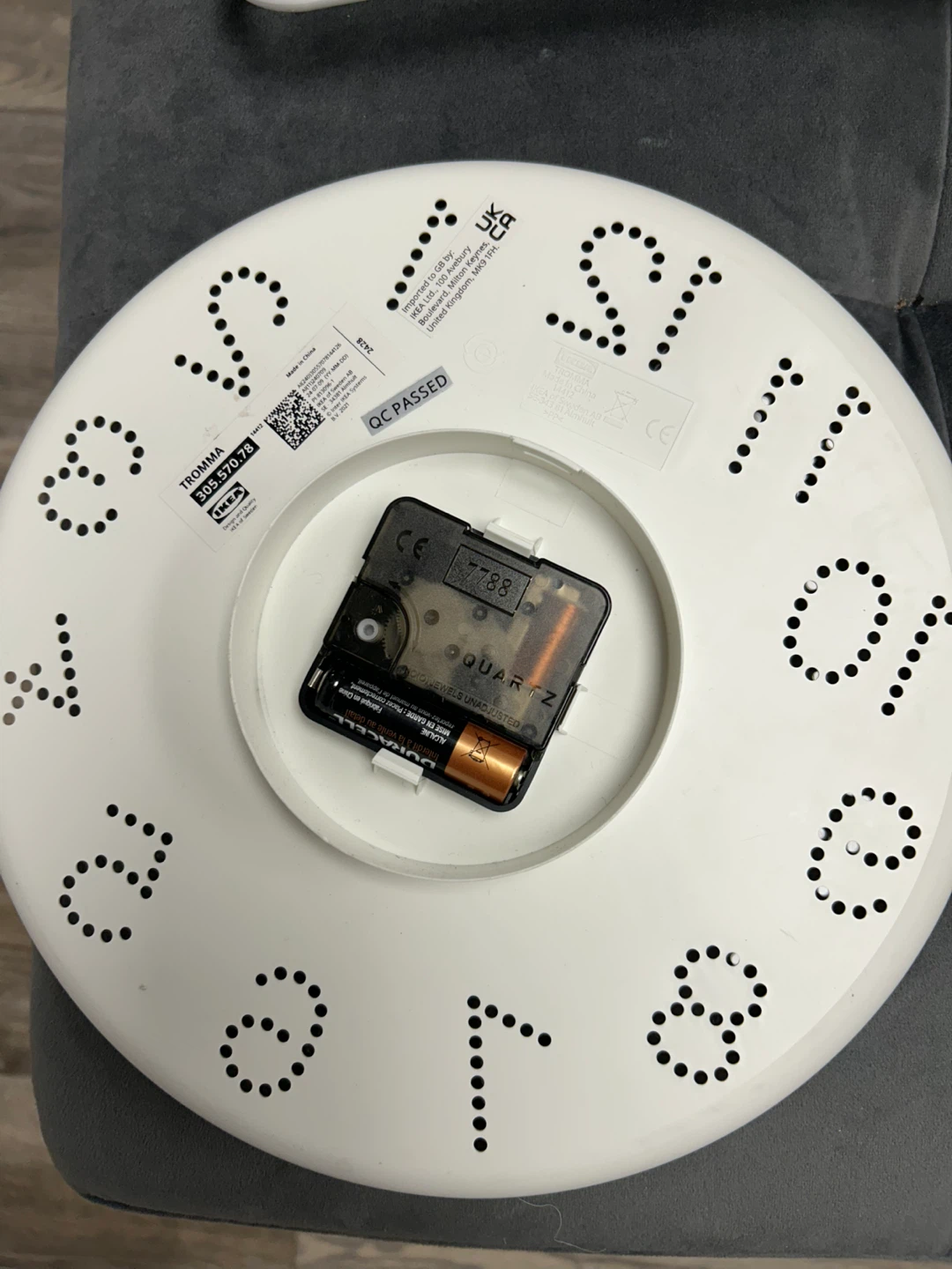 IKEA TRÖMMA Wall Clock White - photo 4