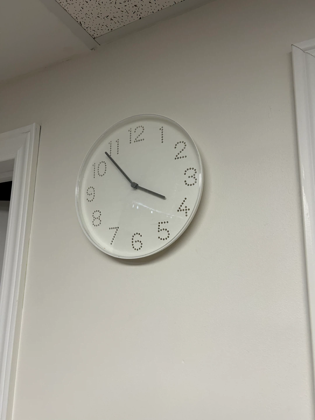 IKEA TRÖMMA Wall Clock White