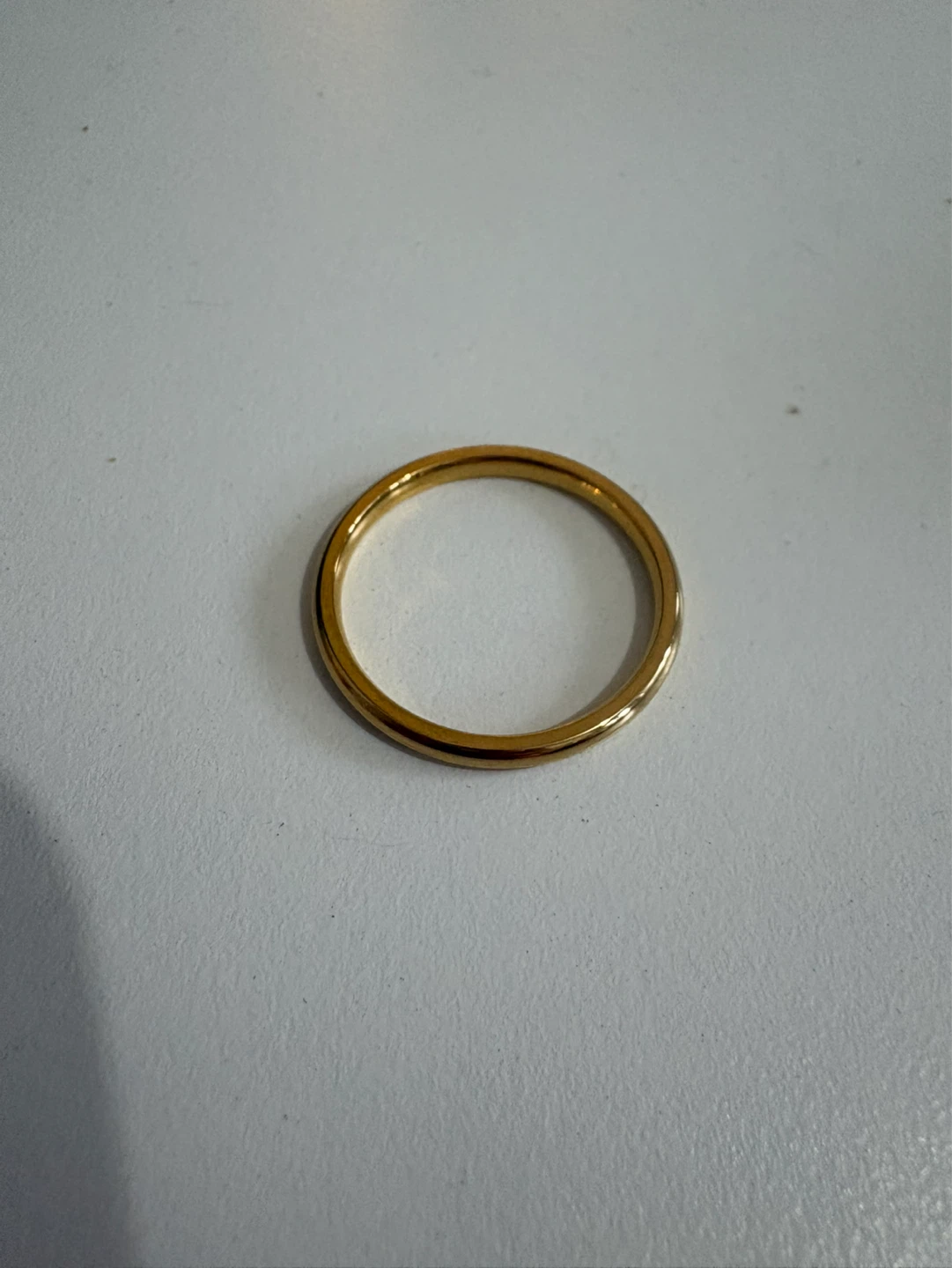 Non tarnished gold plated ring - photo 3