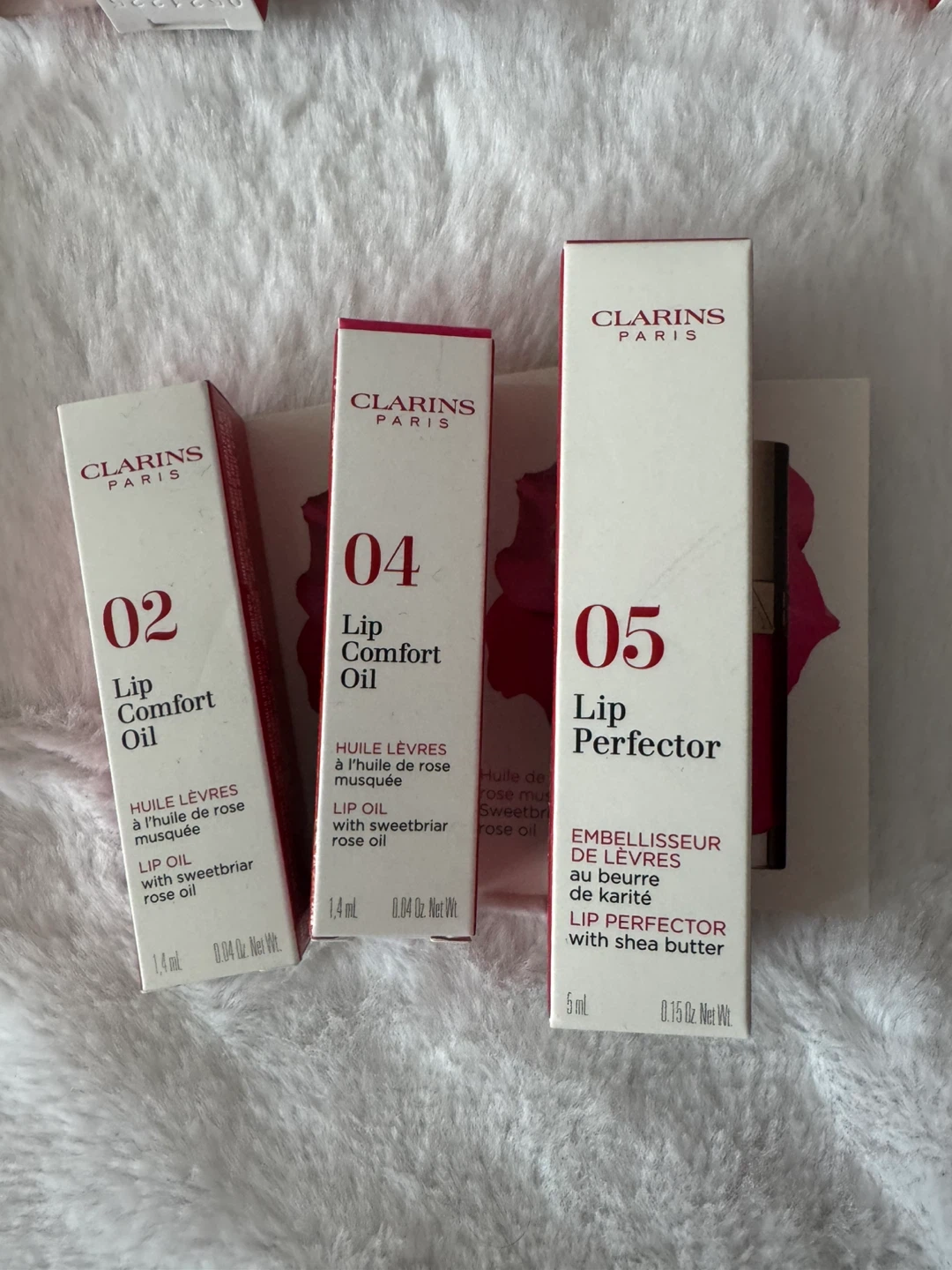 Clarins Lip Comfort Oil & Lip Perfector Set