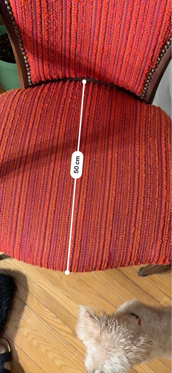 Armchair with Red Textured Upholstery - photo 5