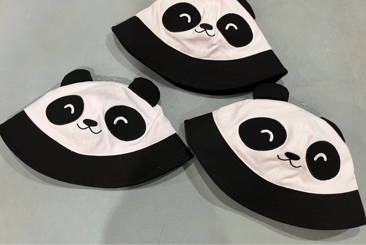 NEW $10 each Panda Bucket Hats Adult Size - photo 3