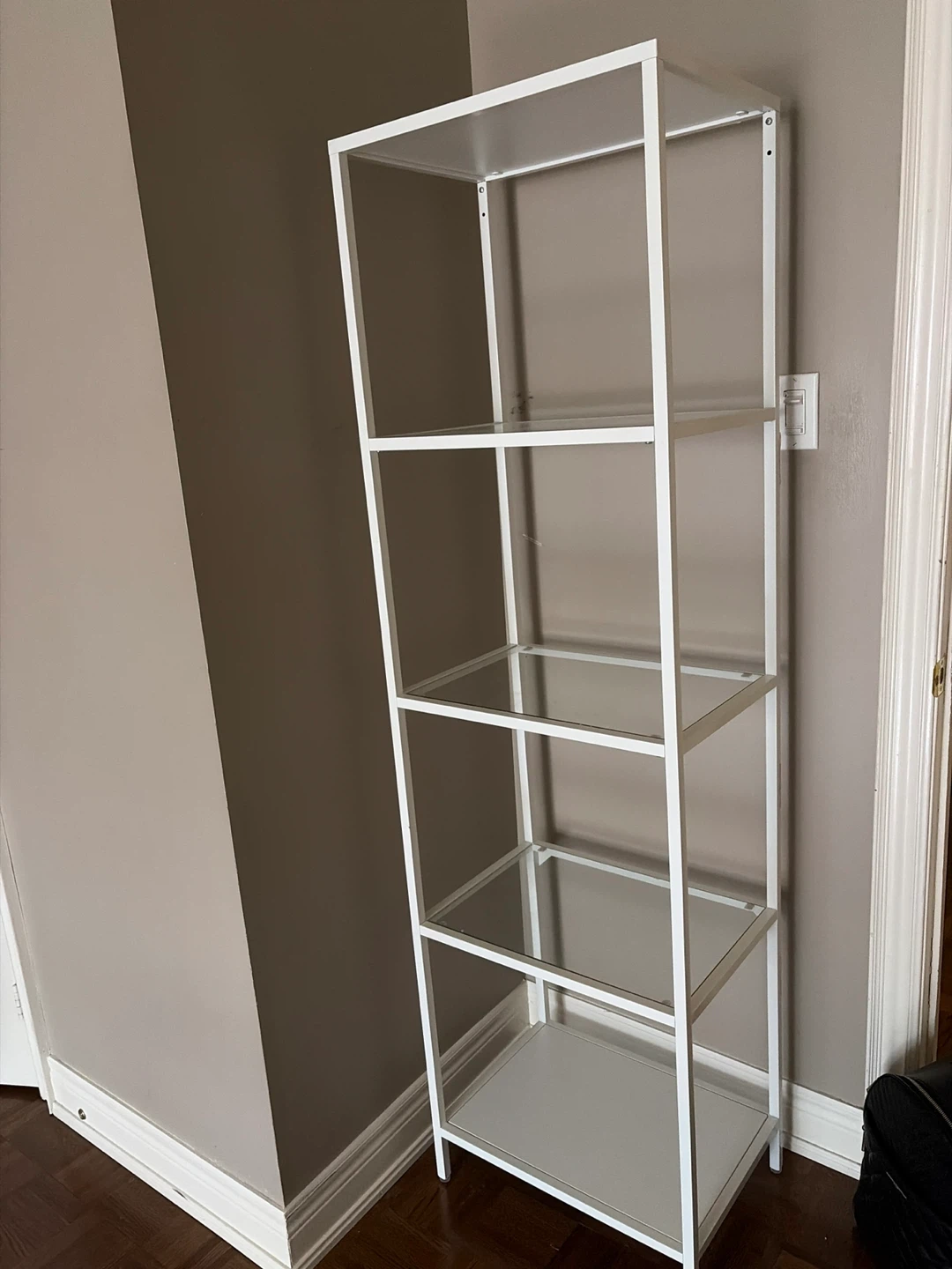 IKEA White 4 Shelf Bookshelf/Display Unit