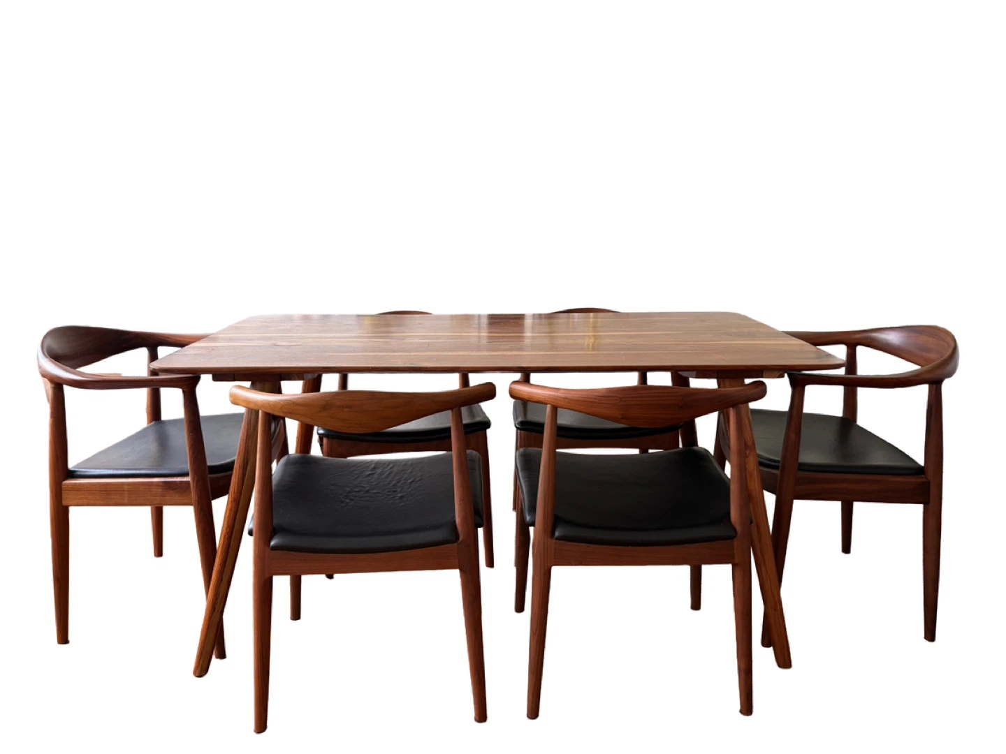 FROM the SOURCE Solid Wood Dining Table with 6 Chairs