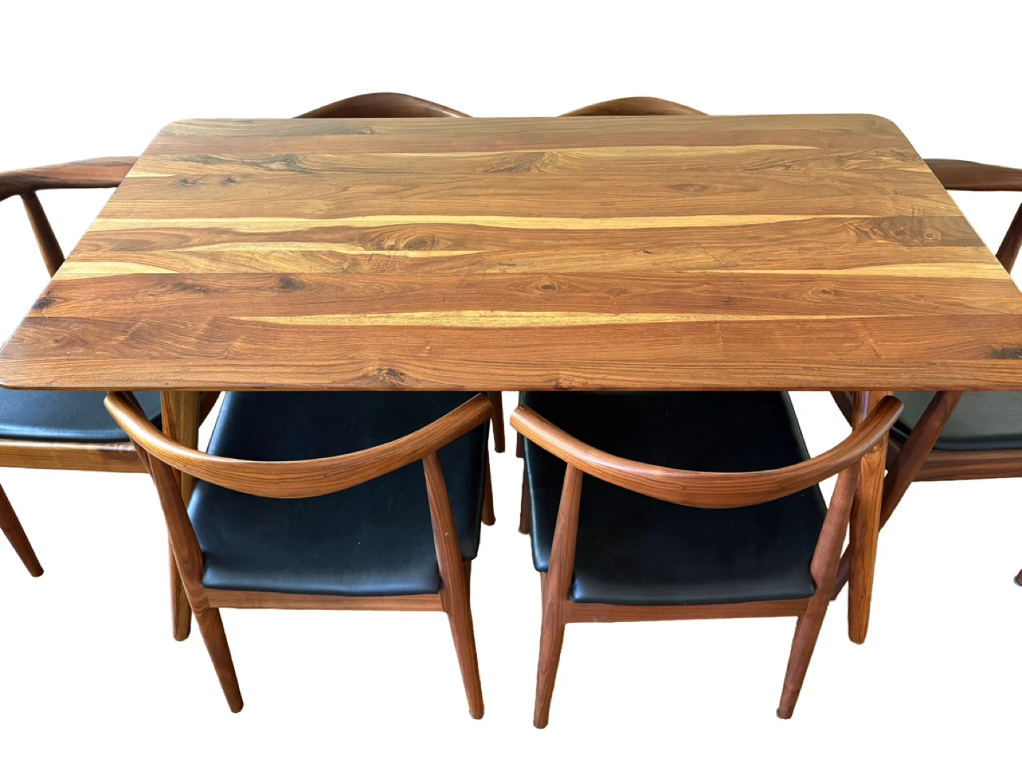 FROM the SOURCE Solid Wood Dining Table with 6 Chairs - photo 2