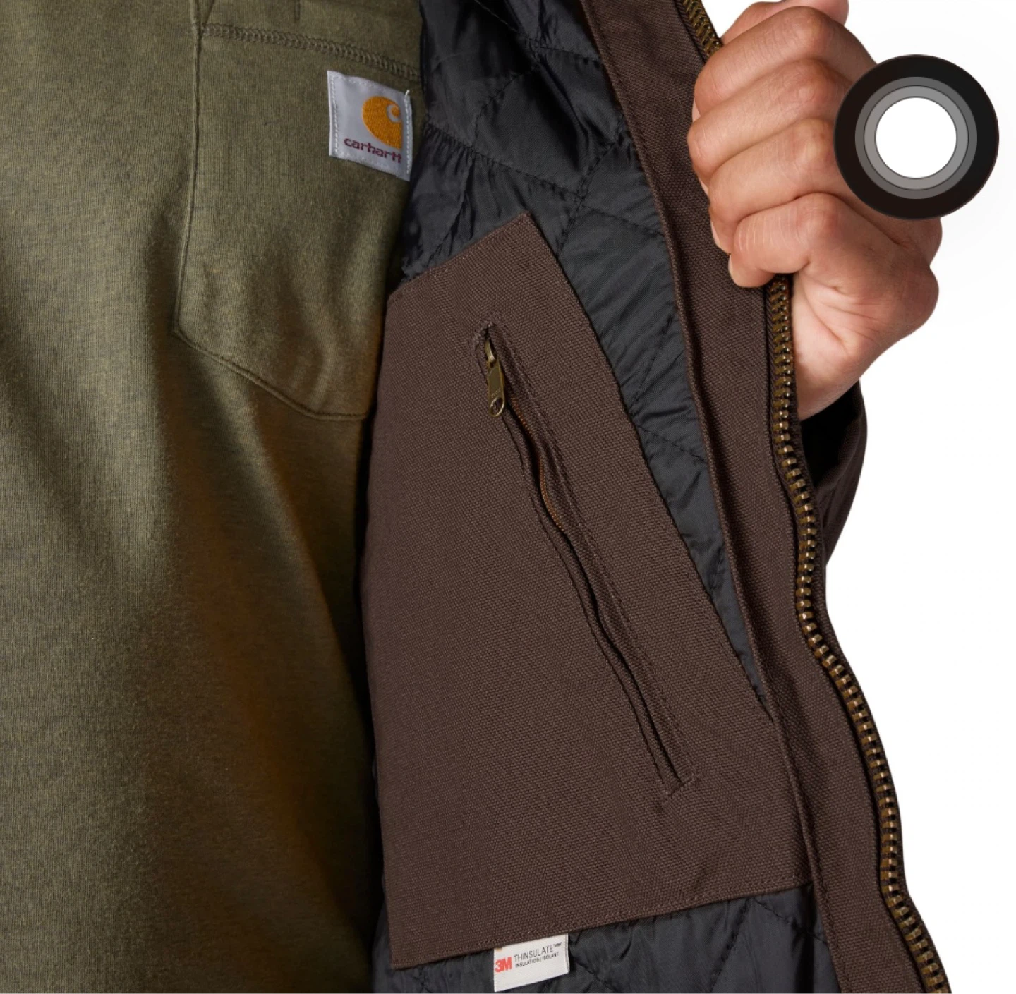Carhartt Men's Insulated Chore Coat - photo 5