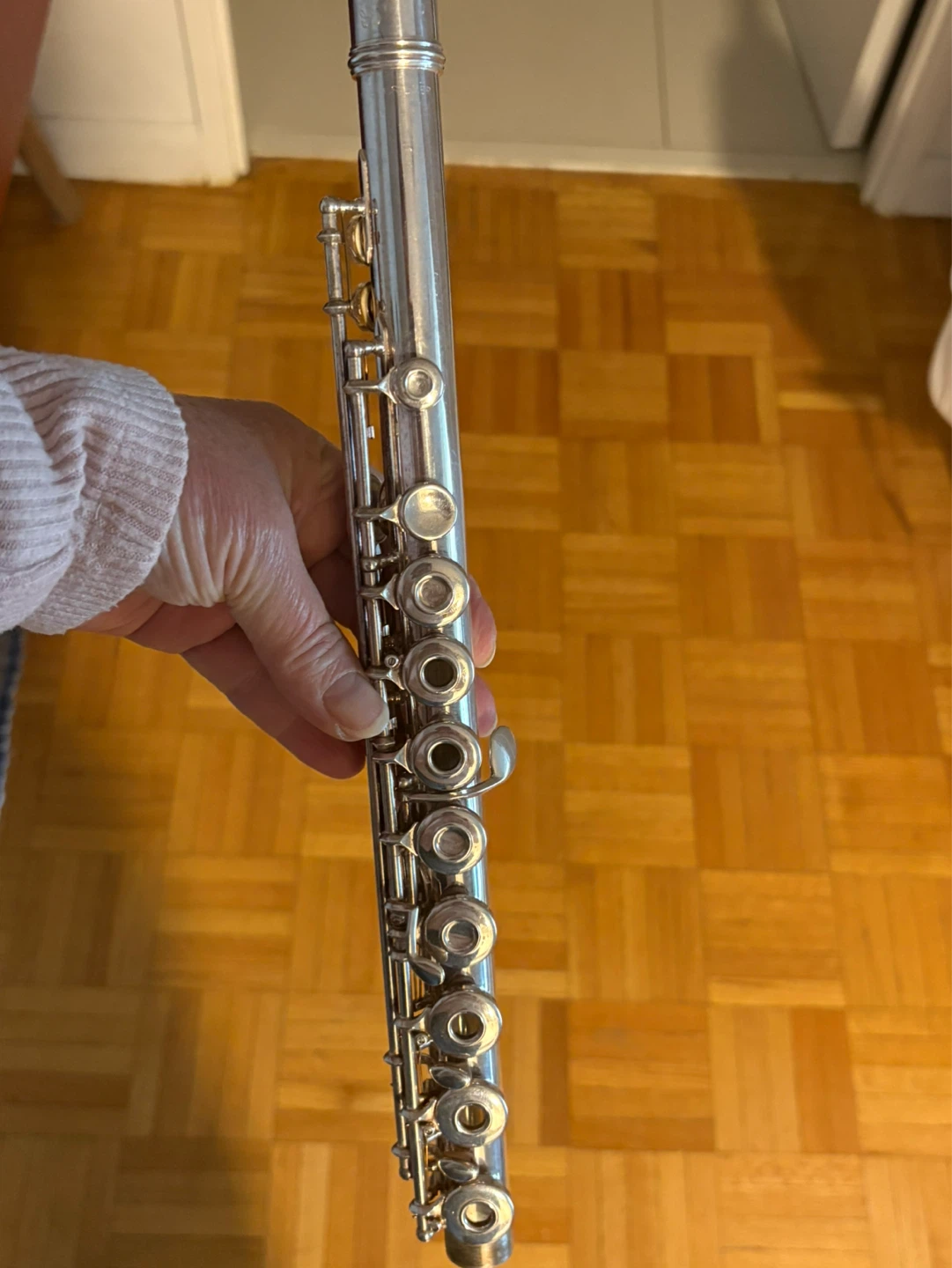 Silver Gemeinhardt open hole flute - photo 2