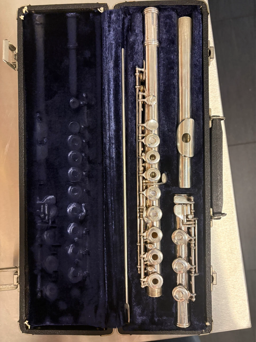 Silver Gemeinhardt open hole flute