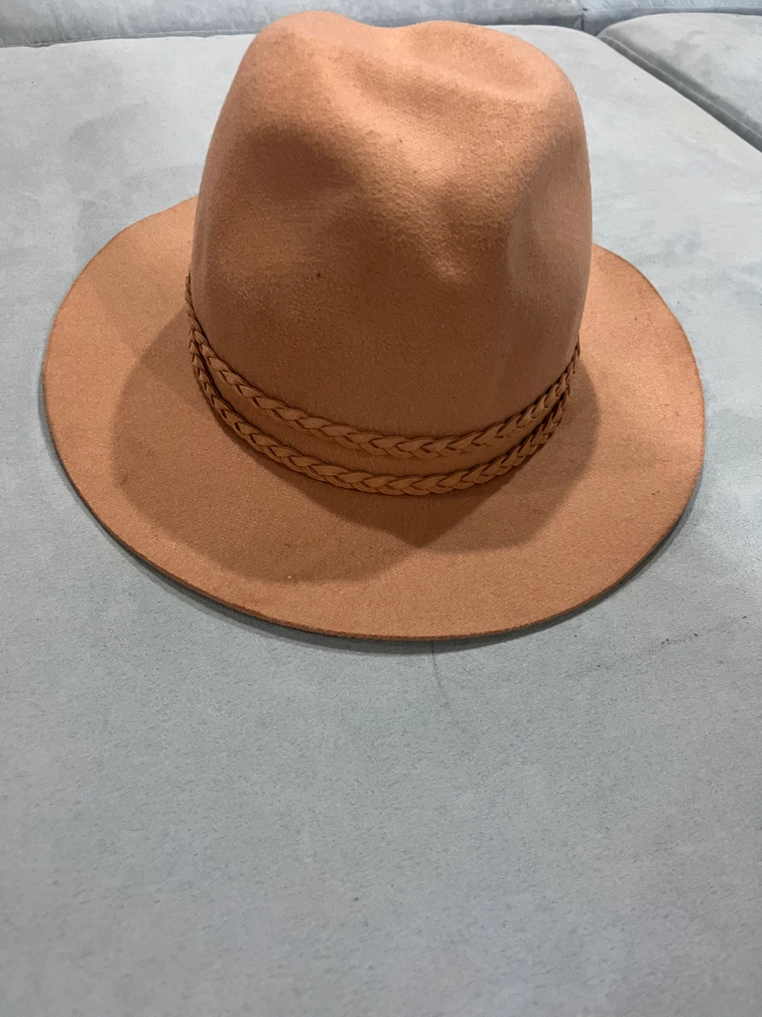 NEW Felt Fedora Hat - Tan Colour