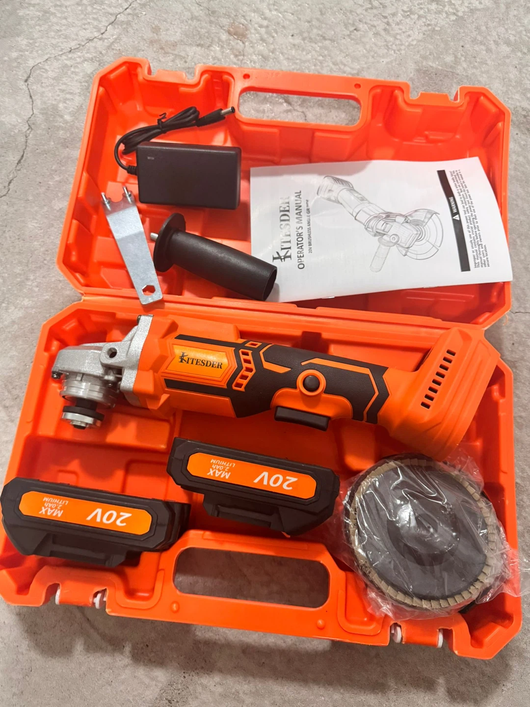 Cordless Angle Grinder Kit - photo 2