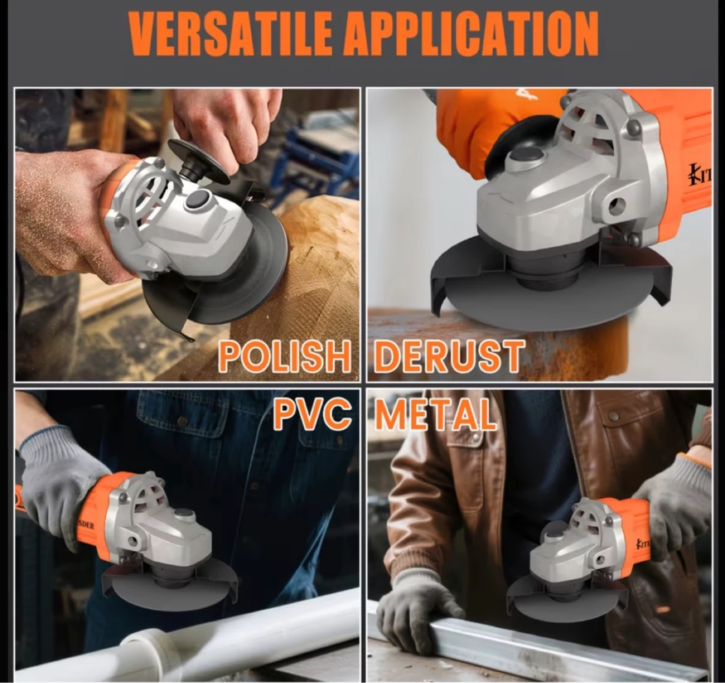 Cordless Angle Grinder Kit - photo 4