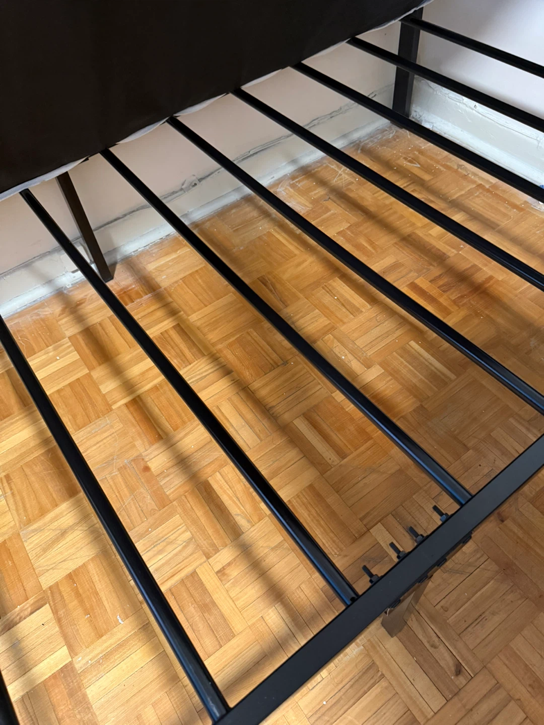 Twin Mattress with Metal Bed Frame