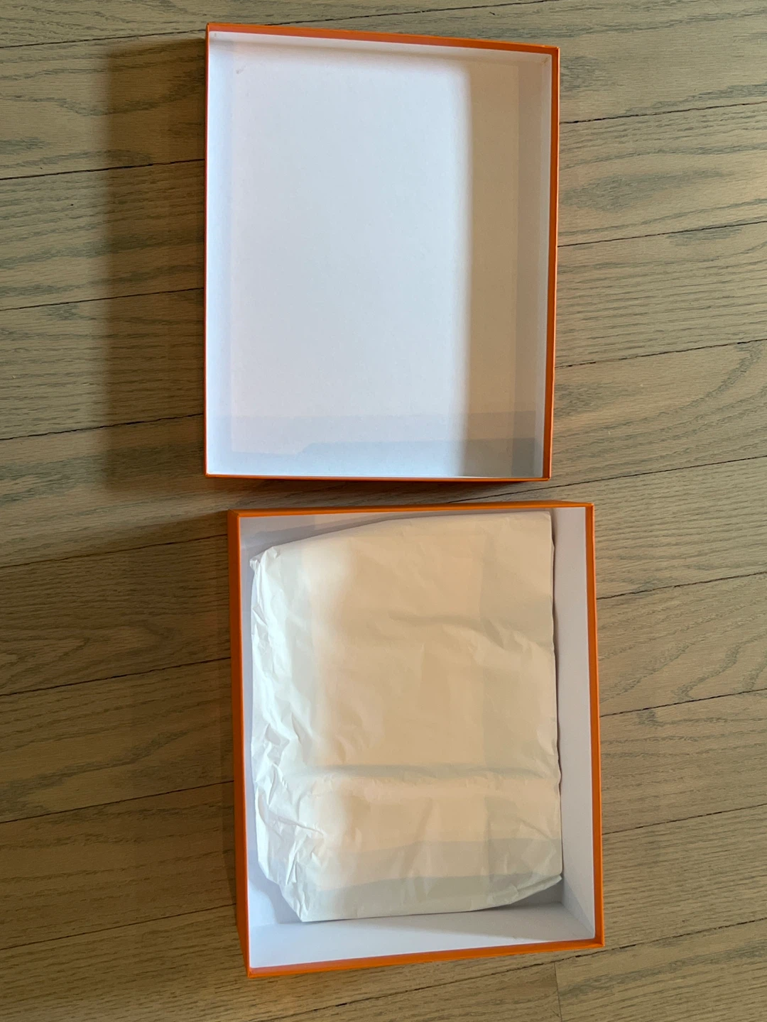 Hermes Paris Orange Gift Box with Lid - photo 4