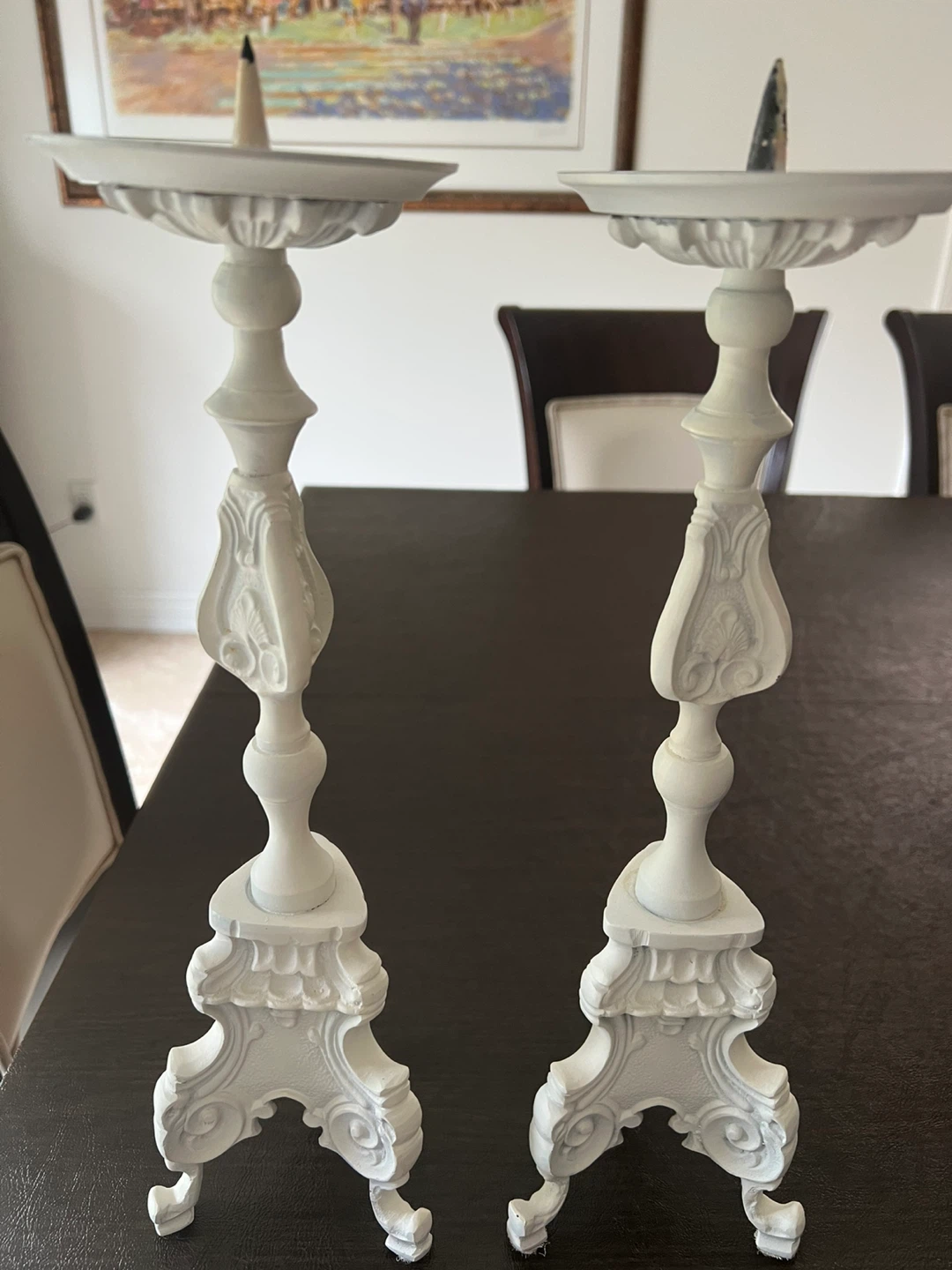 Cast irons candle holders