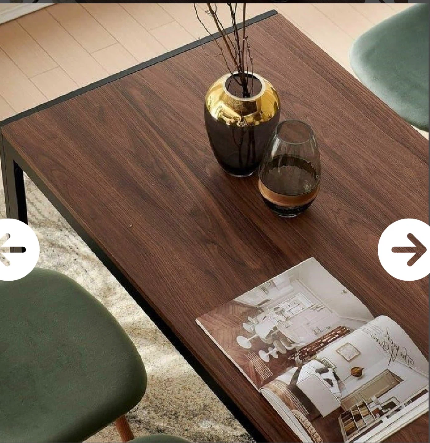 BN-Industrial Dining Table Walnut LH118791 - photo 3
