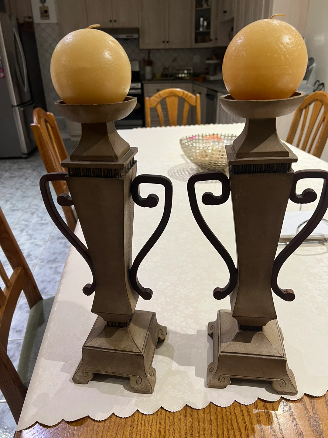 Pair of Decorative Candlesticks
