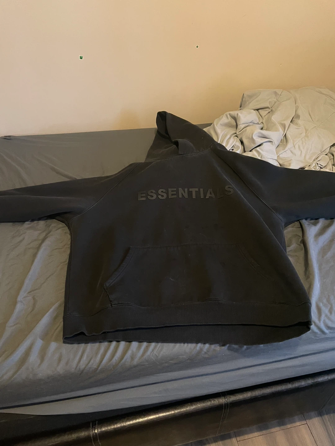 Black Essentials Fear of God Hoodie